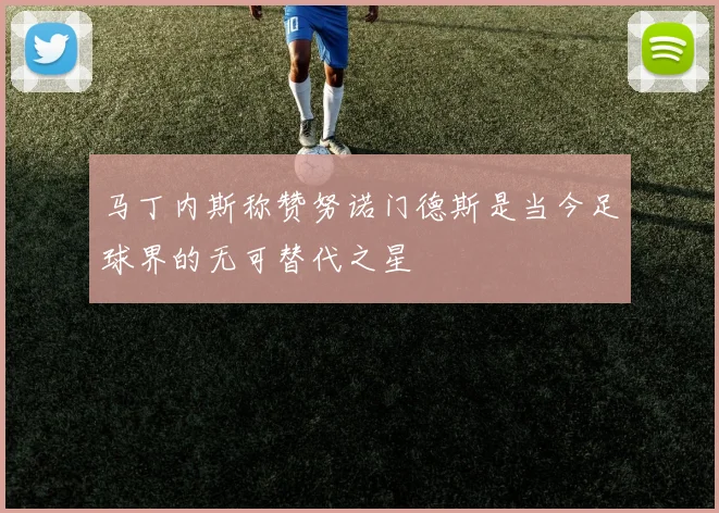 马丁内斯称赞努诺门德斯是当今足球界的无可替代之星